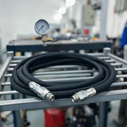 Hydraulic hose coil